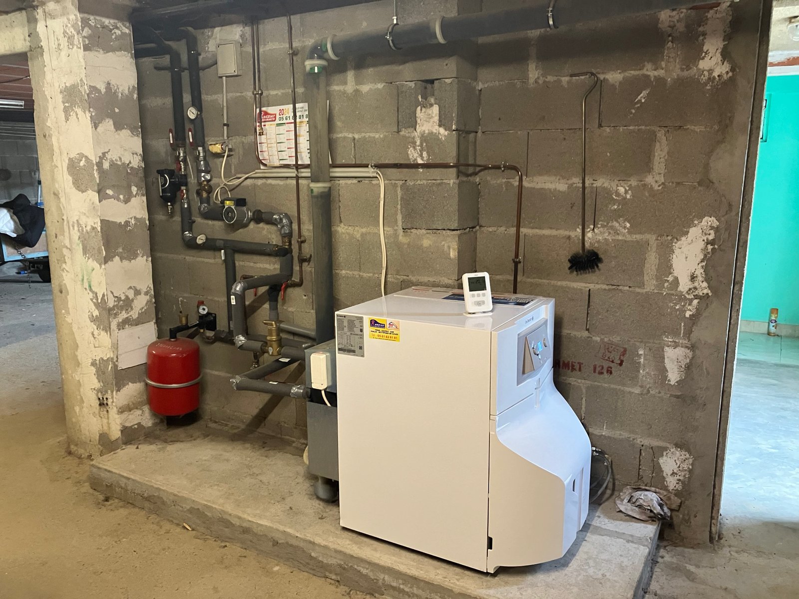 Installation de chaudière