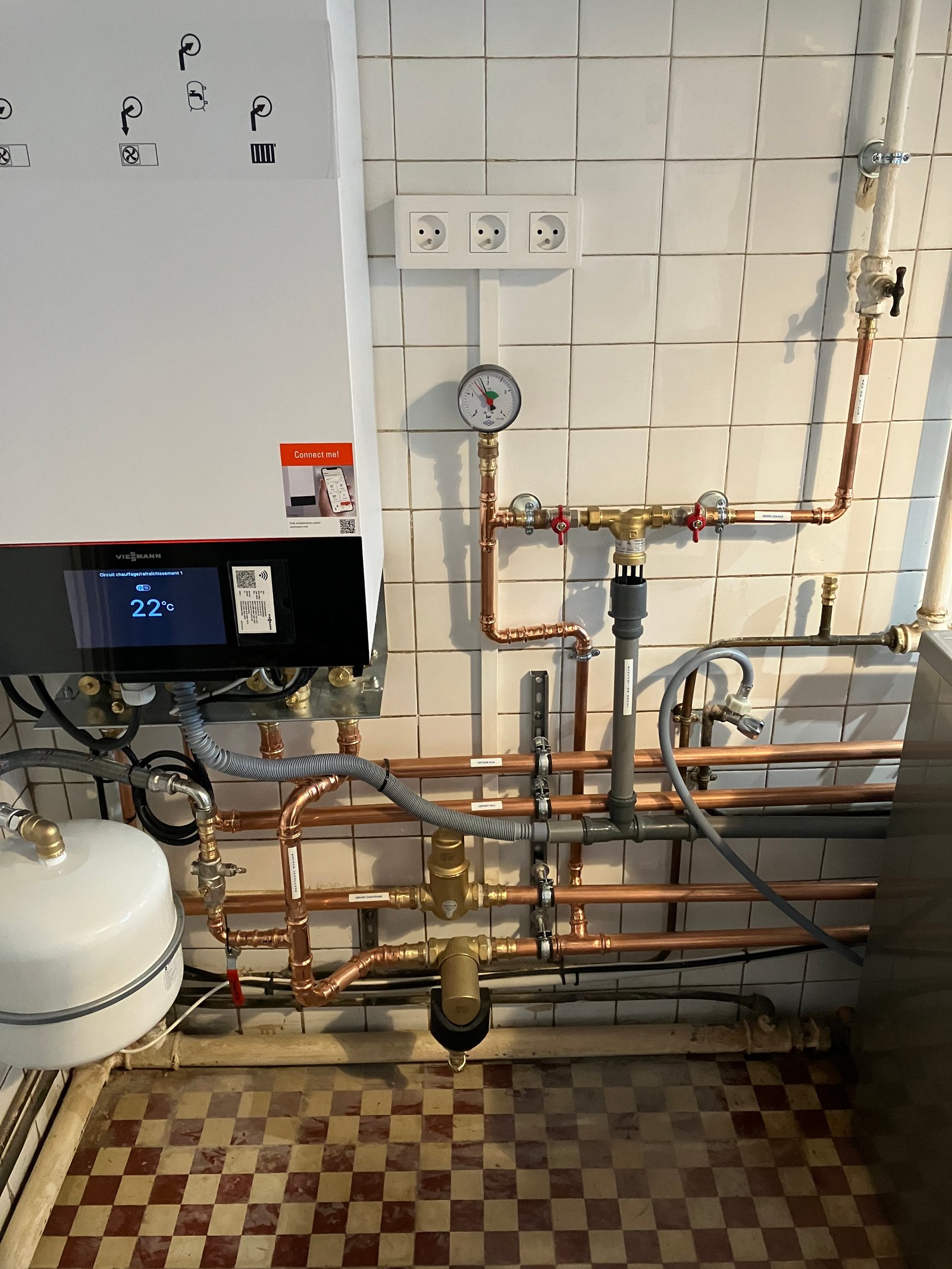 Installation de climatisation