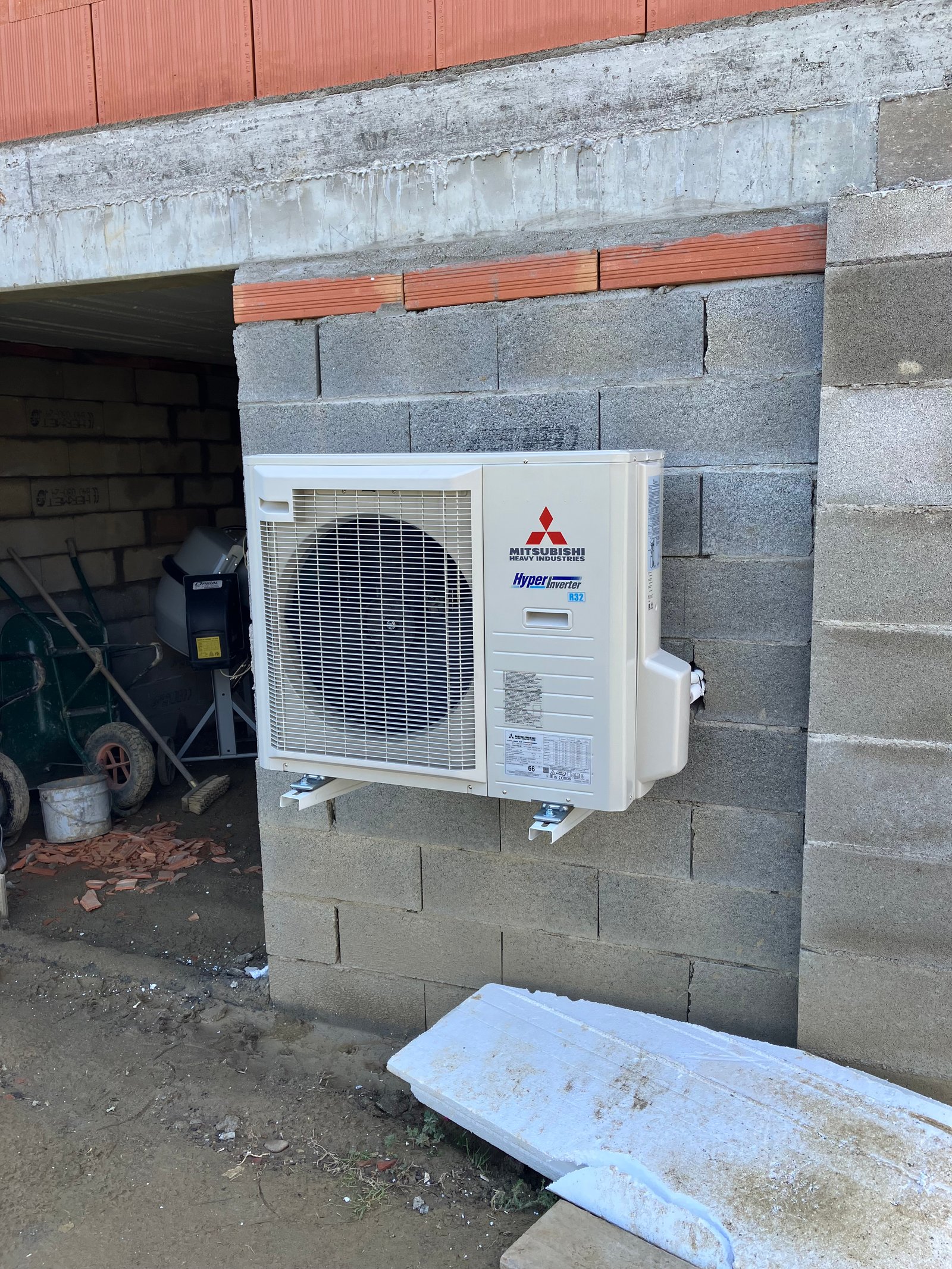 Installation de climatisation